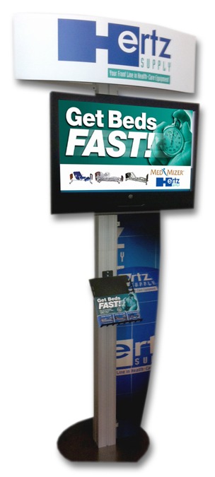 Hertz Supply Digital Kiosk Display
