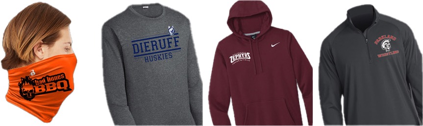 Apparel by Safeguard Commercial Printing Clothing Samples